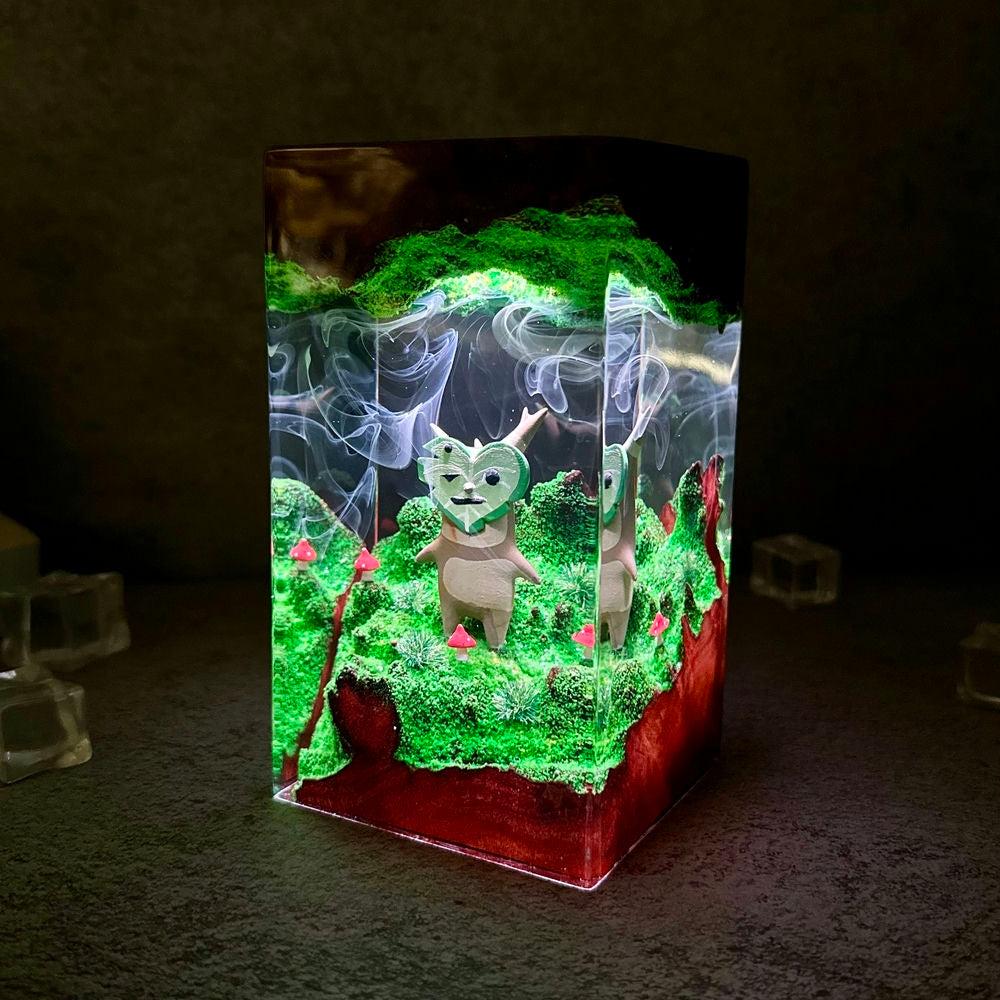 Cute Korok resin epoxy, Zelda game