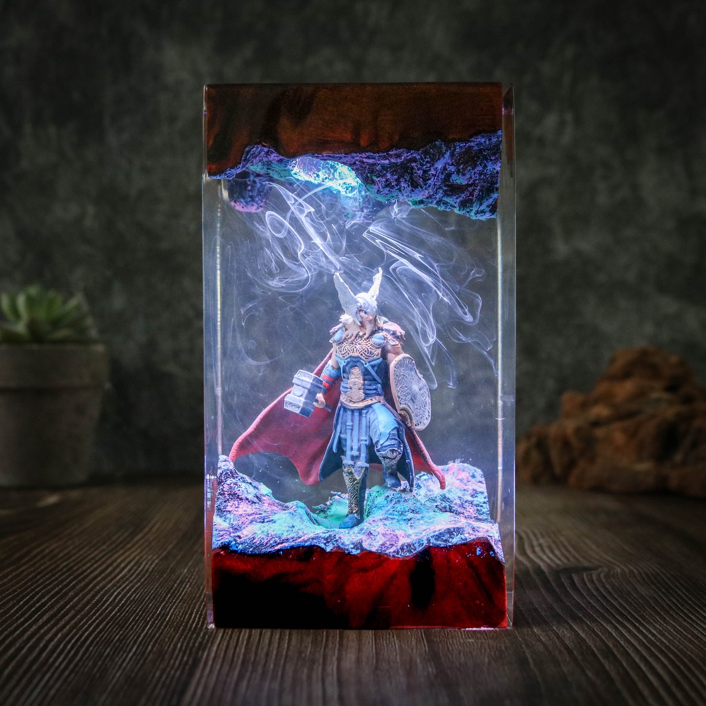 Thor resin epoxy night light