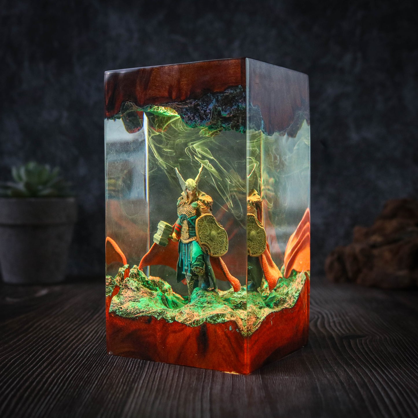 Thor resin epoxy night light