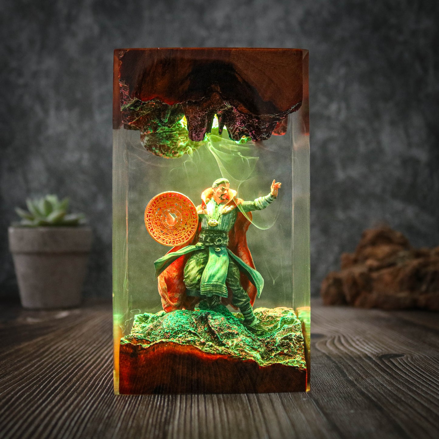 Doctor strange resin epoxy lamp