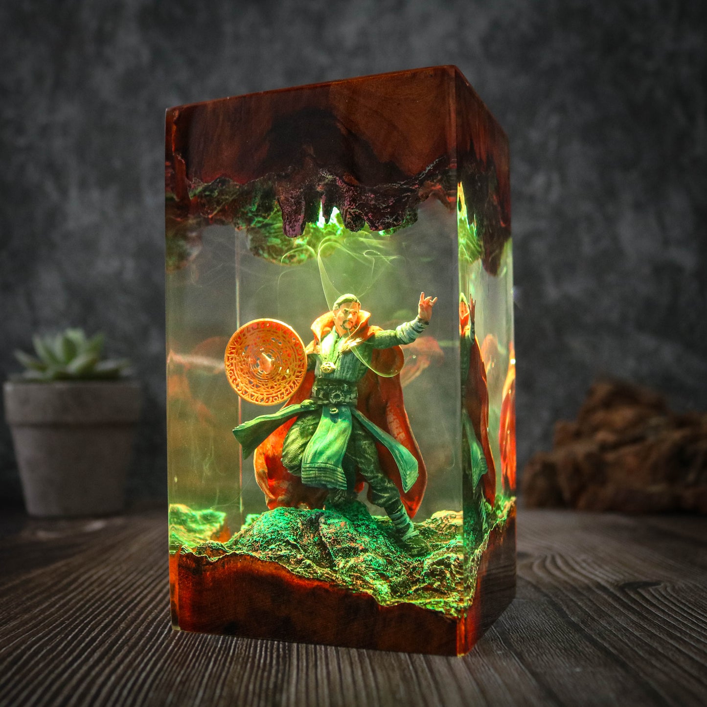 Doctor strange resin epoxy lamp