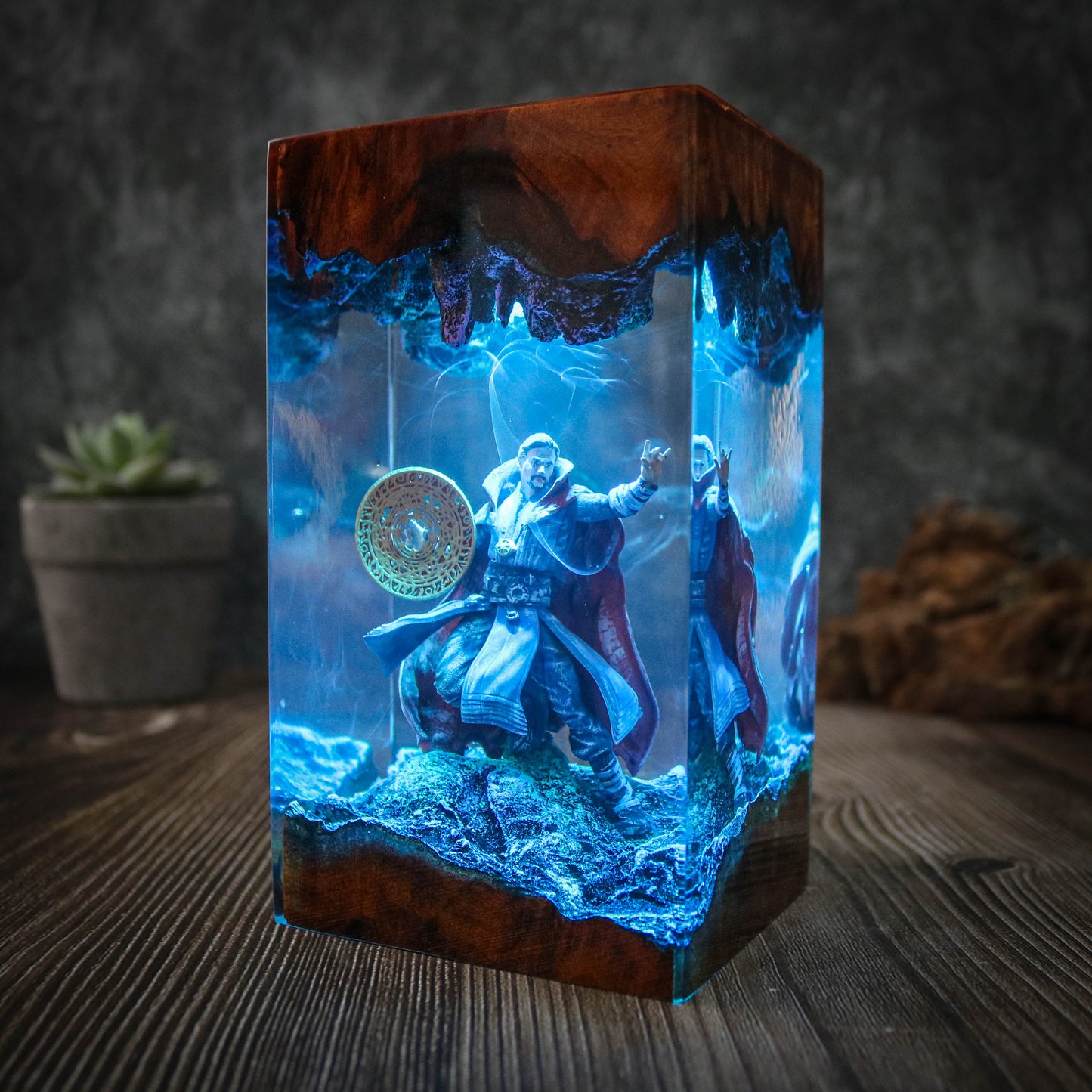 Doctor strange resin epoxy lamp