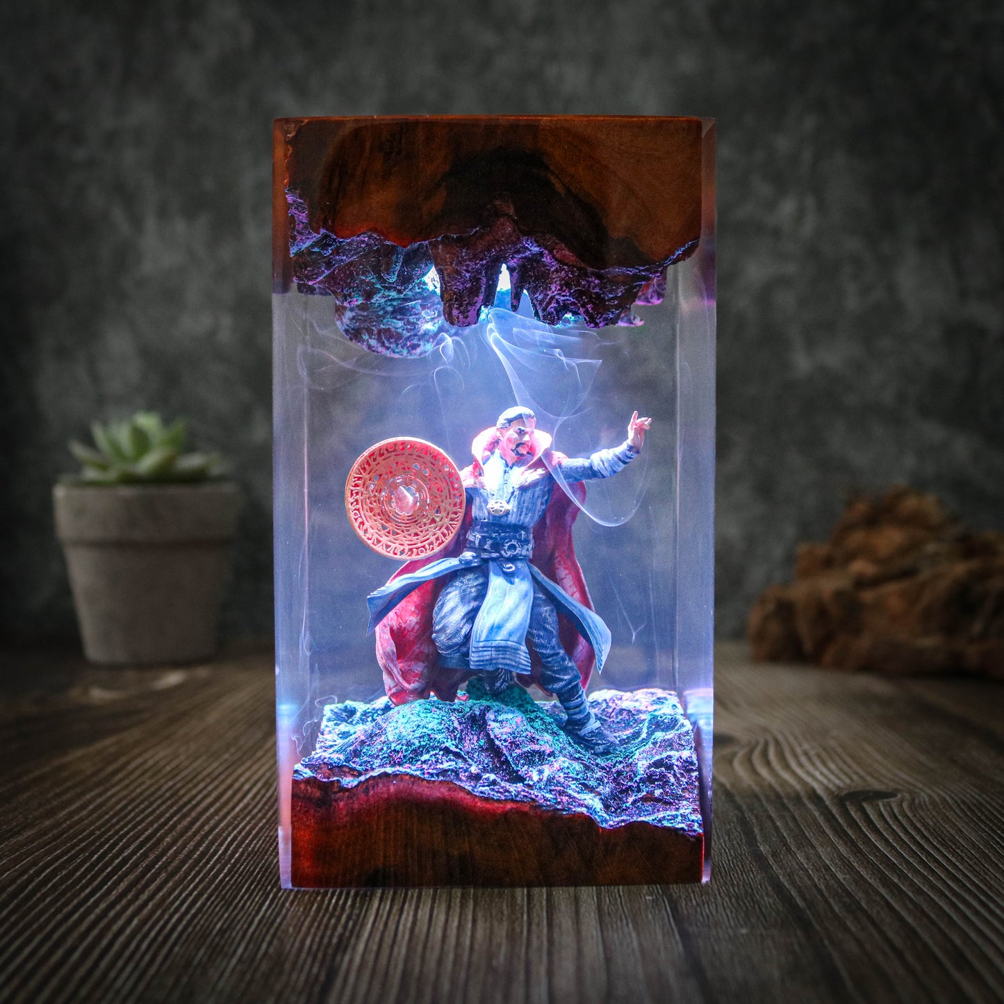 Doctor strange resin epoxy lamp