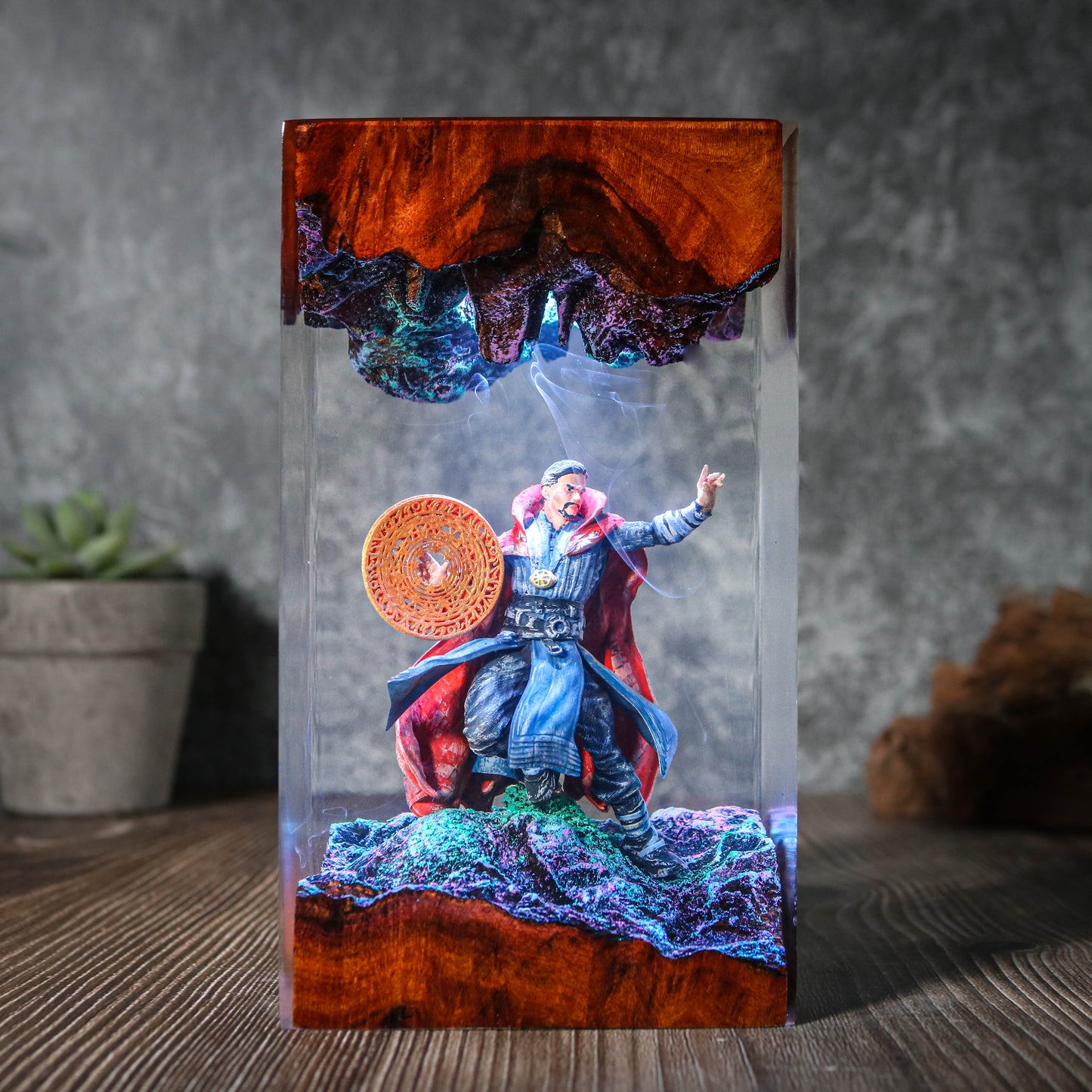 Doctor strange resin epoxy lamp