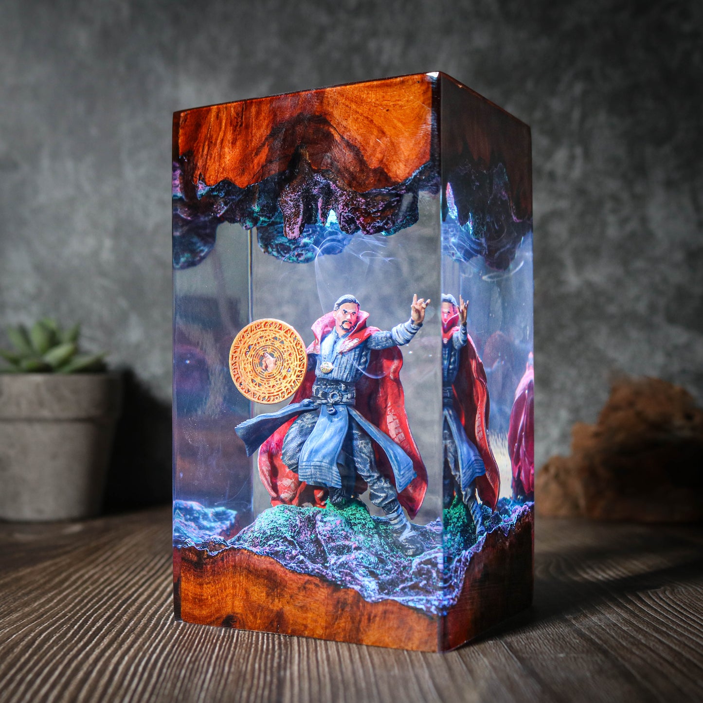 Doctor strange resin epoxy lamp