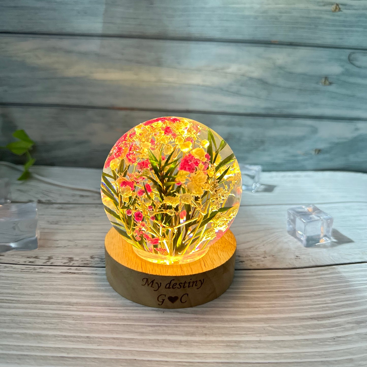 Baby’s Breath Flower lamp